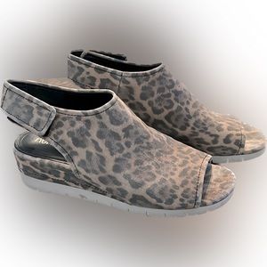 Nurture Leopard Wedge Sandal